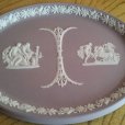 画像2: ウエッジウッド　ジャスパーウエア　大判飾り皿　ライラック (2)